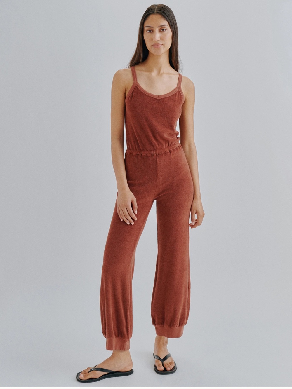 Suzie Kondi TERRY Giorgi Jumpsuit in “Clover” size medium